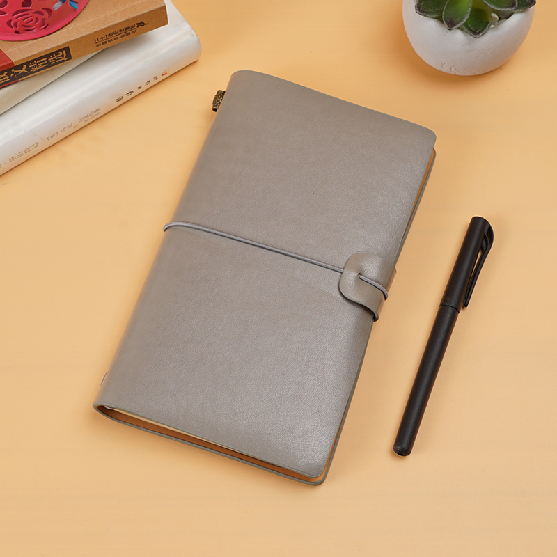 Cuaderno minimalista de cuero PU