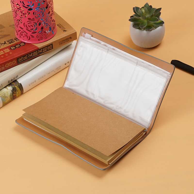 Cuaderno minimalista de cuero PU